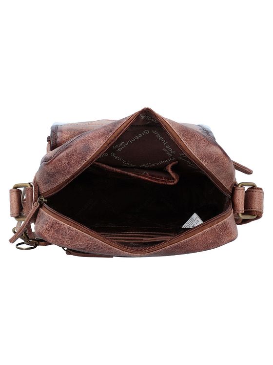 Greenland Nature Mascu & Line Skuldertaske Læder 25 cm