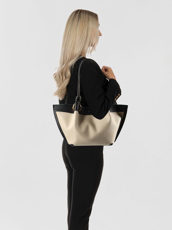 Coccinelle Finn Canvas Skuldertaske 25 cm