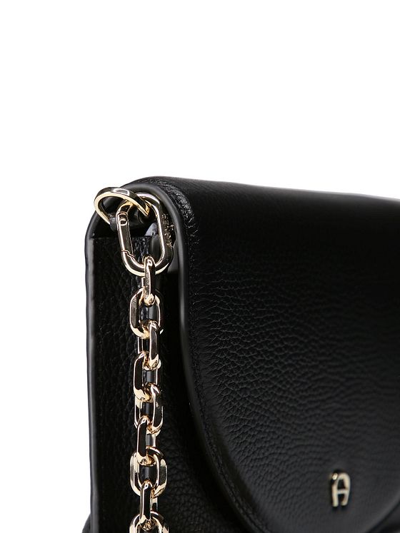 AIGNER Skuldertaske RFID-beskyttelse Læder 20 cm