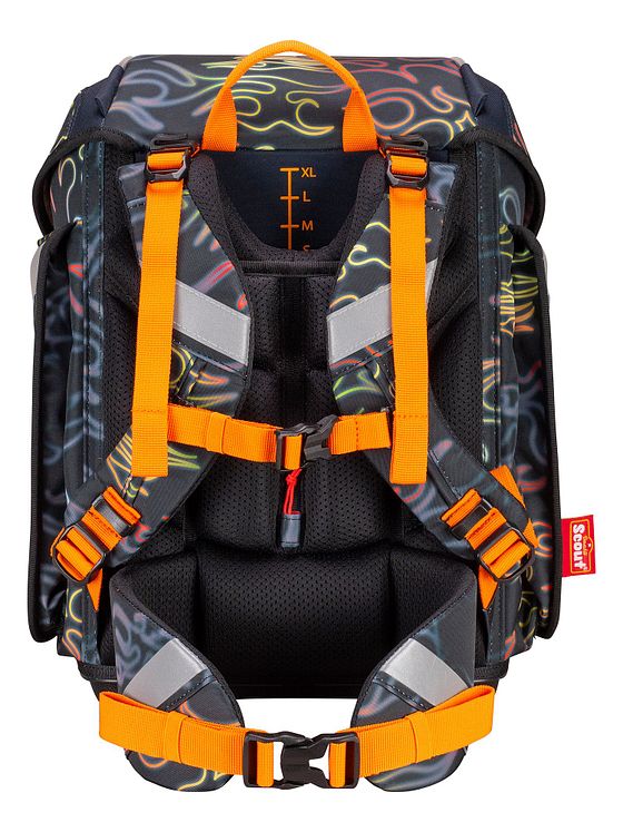 Scout Genius Exklusiv Safety Light Skoleransel-sæt