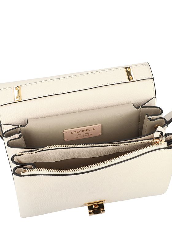 Coccinelle Arlettis skuldertaske i læder 23 cm