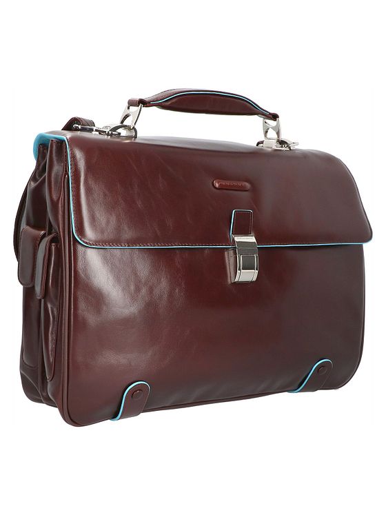 Piquadro Blue Square dokumentmappe I læder 44 cm rum til bærbar computer Piquadro Blue Square dokumentmappe I læder 44 cm rum til bærbar computer