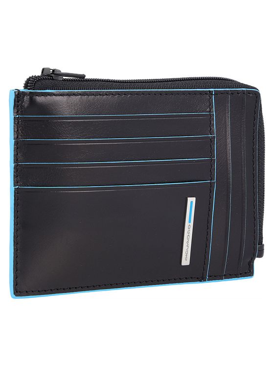 Piquadro Blå firkantet kreditkortholder RFID-læder 12 cm Piquadro Blå firkantet kreditkortholder RFID-læder 12 cm