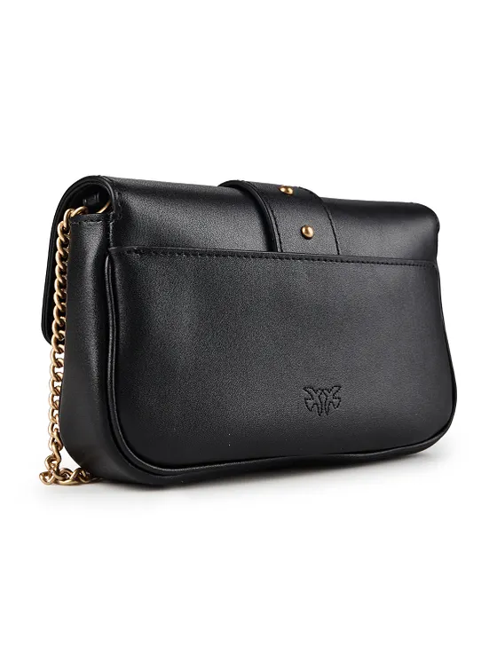 PINKO Love Pocket Bolsa de hombro Piel natural 20 cm PINKO Love Pocket Bolsa de hombro Piel natural 20 cm