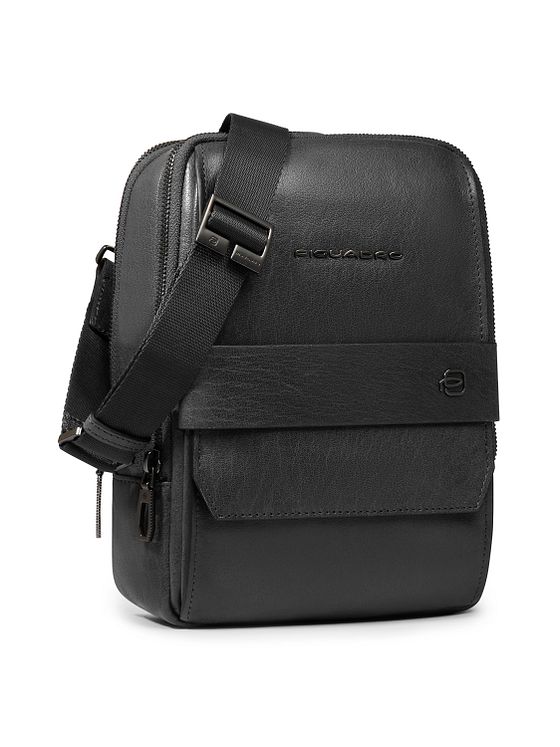 Piquadro Solm Skuldertaske Læder 25 cm