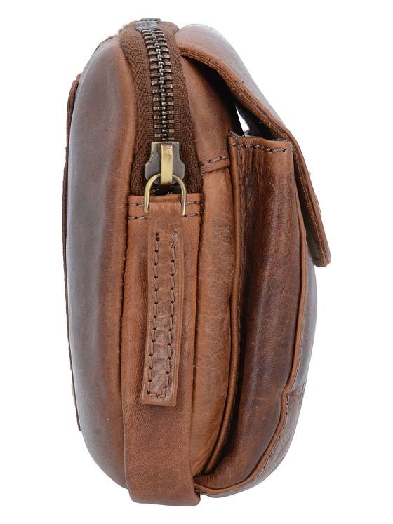 Greenland Nature Blød & sikker bæltetaske i RFID-læder 18 cm