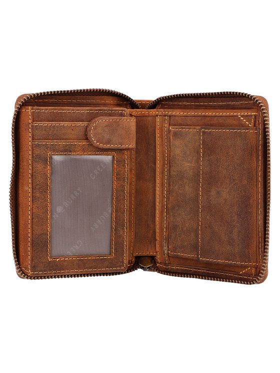 Greenburry Vintage pung med stjernetegn i læder 10 cm Greenburry Vintage pung med stjernetegn i læder 10 cm