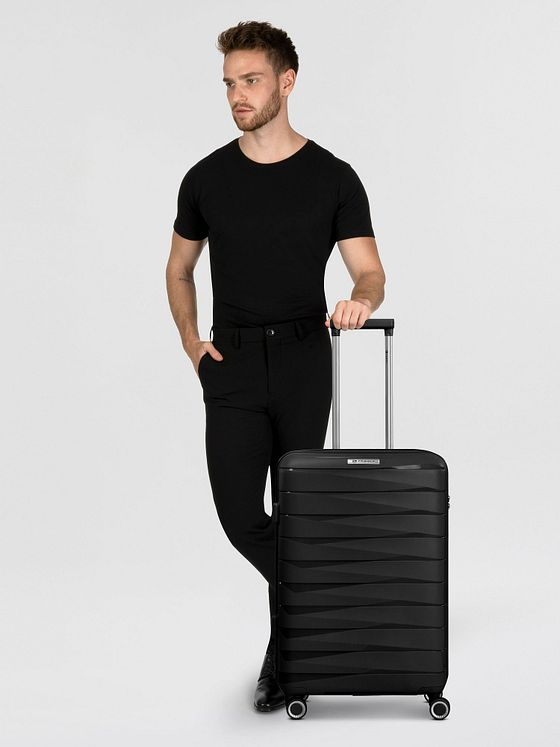 Franky London 4 hjul Trolley M 65 cm med strækfold