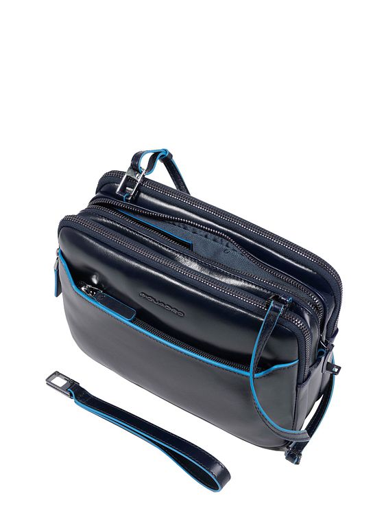 Piquadro Blue Square Taška přes rameno Kůže 23 cm