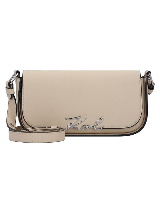 Karl Lagerfeld Signature Skuldertaske Læder 24 cm