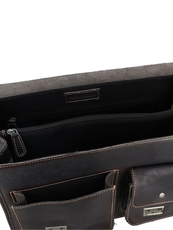 Greenburry Aktovka kožená 39 cm