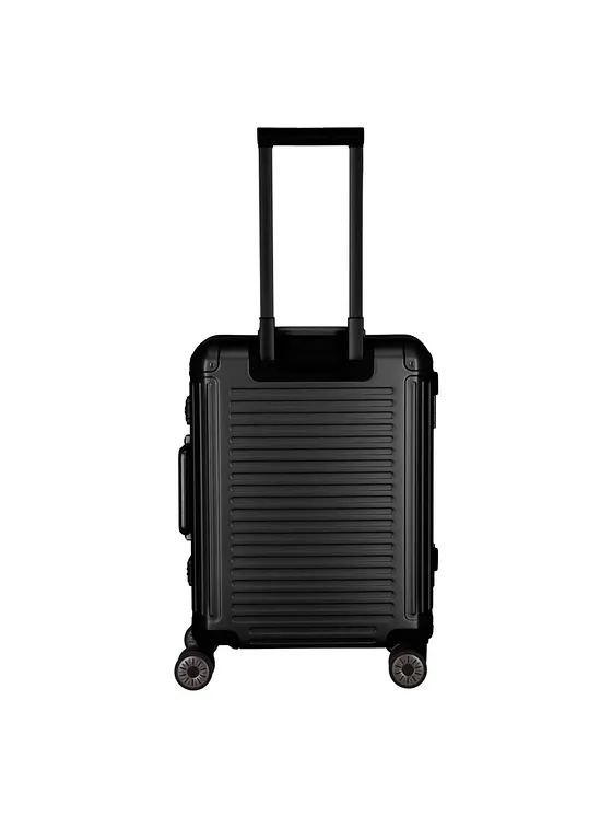 Travelite Maleta de cabina Next de 4 ruedas, de aluminio, 55 cm, con compartimento para portátil Travelite Maleta de cabina Next de 4 ruedas, de aluminio, 55 cm, con compartimento para portátil