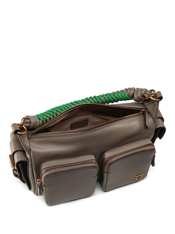 PINKO Cargo Skuldertaske Læder 31 cm