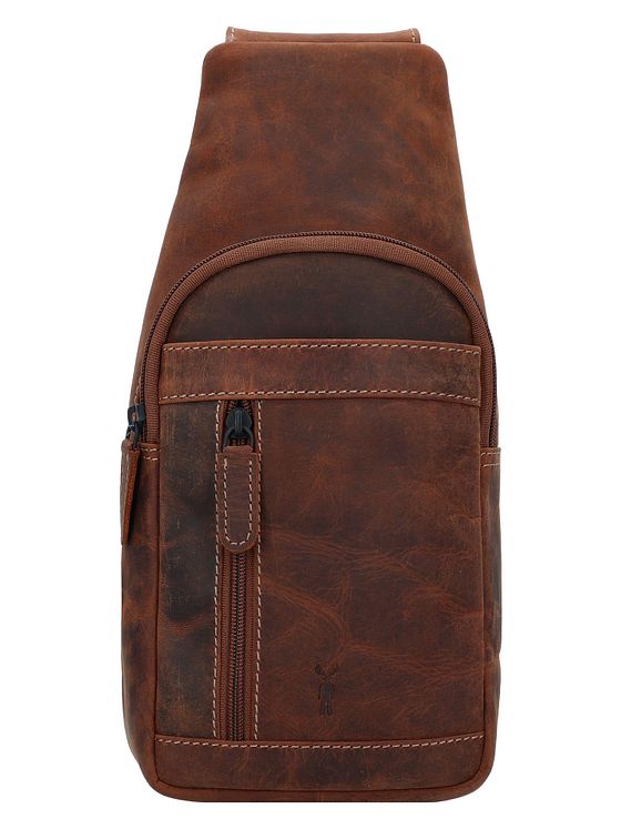 Jack Kinsky Baltimore 17 skuldertaske i læder 30 cm