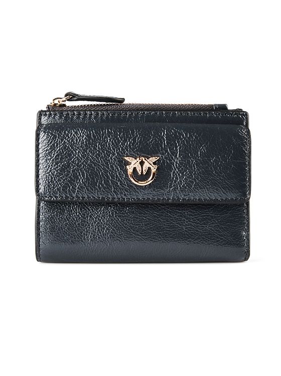 PINKO Compact Wallet Pung Læder 13 cm