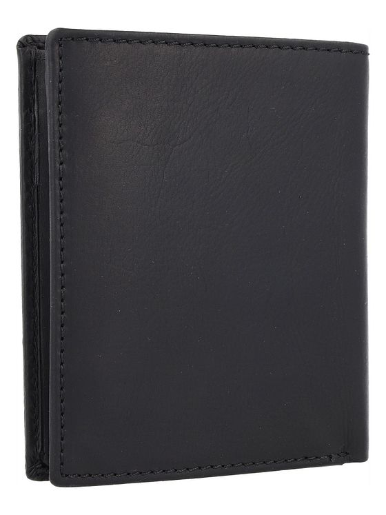 Greenburry Pure Black Pung RFID-beskyttelse Læder 10.5 cm