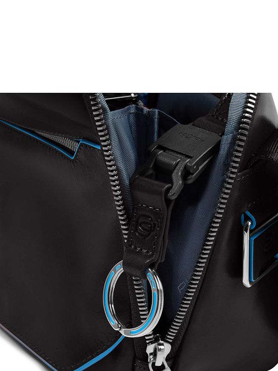 Piquadro Blue Square Skuldertaske Læder 27 cm