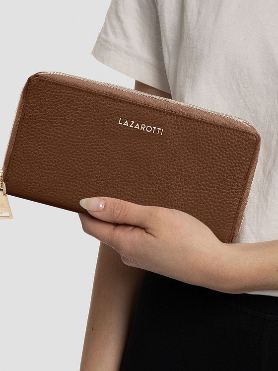 Lazarotti Bologna Leather Pung RFID-beskyttelse Læder 20 cm