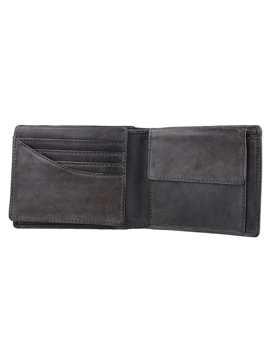 Greenburry Vintage vasket pung i læder 13 cm