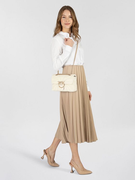 PINKO Love Puff Skuldertaske Læder 23 cm