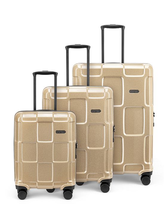 Epic Crate Reflex EVO 4 hjul Kuffert 3-delt Epic Crate Reflex EVO 4 hjul Kuffert 3-delt