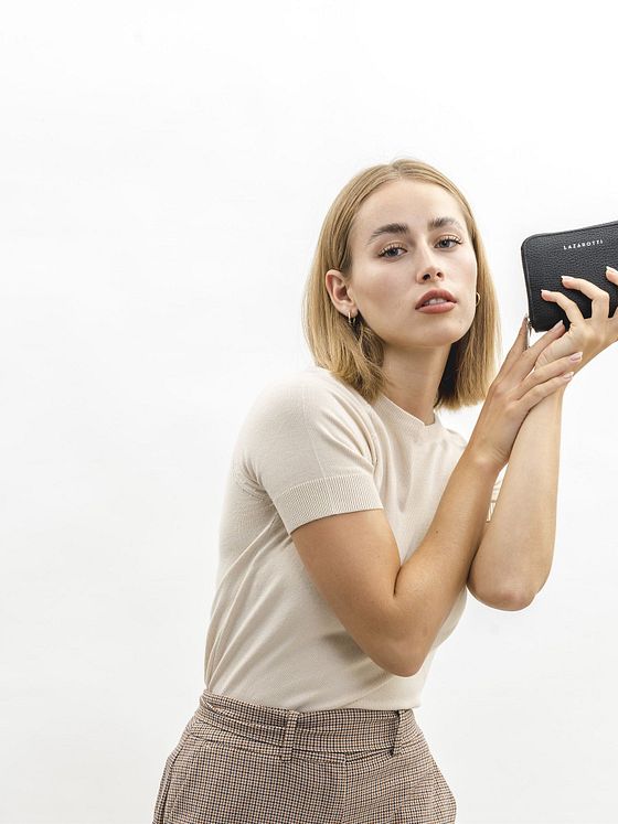 Lazarotti Milano læderpung læder 13,5 cm Lazarotti Milano læderpung læder 13,5 cm