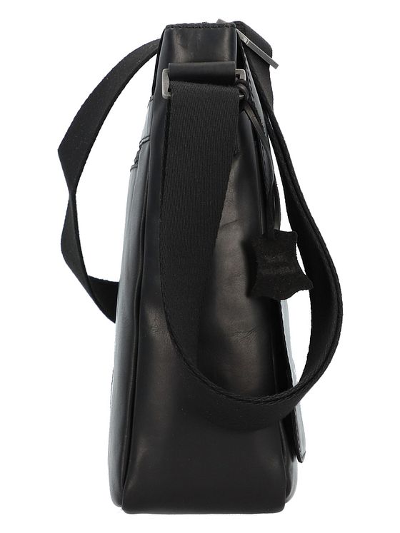 Greenburry Pure Black Messenger-taske Læder 37 cm