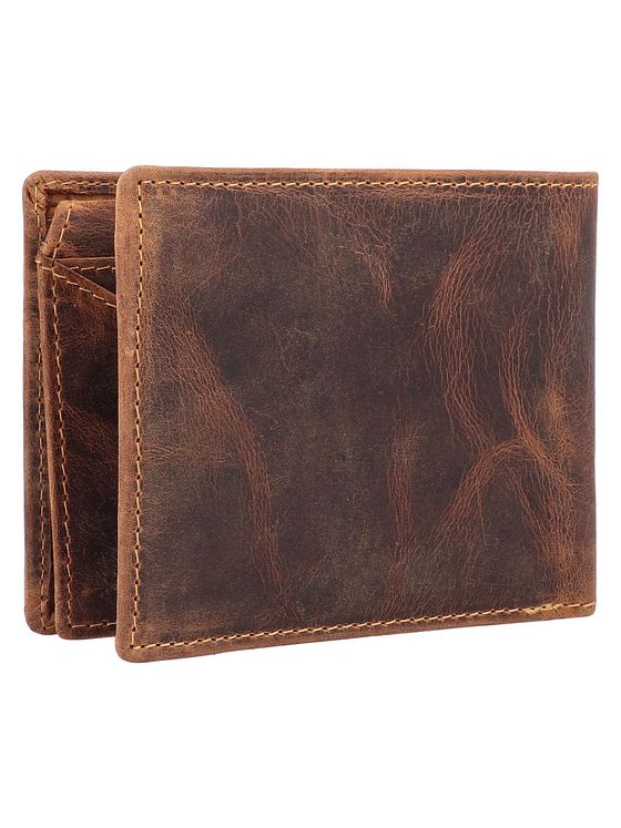 Greenburry Vintage peněženka s reliéfem ryby z kůže 12 cm