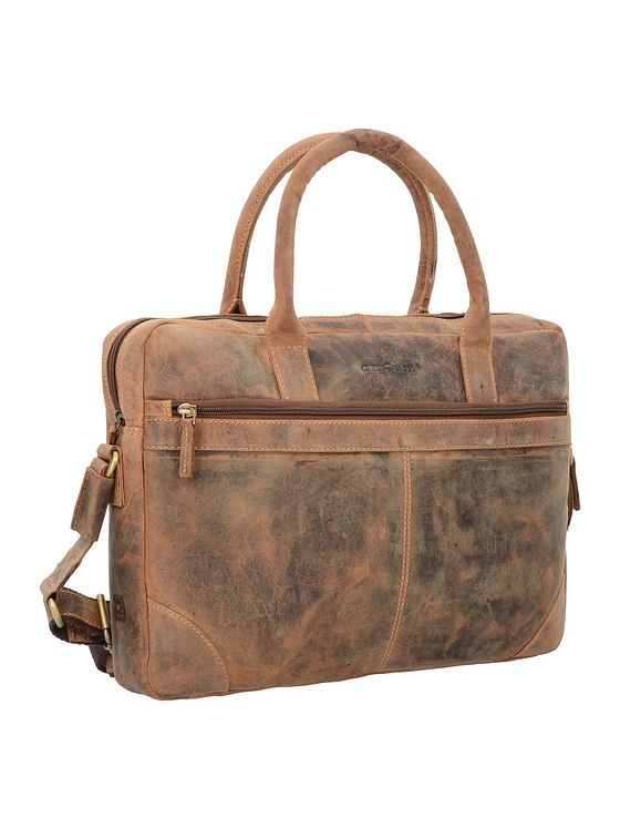 Greenburry Vintage dokumentmappe i læder 41 cm med rum til bærbar computer Greenburry Vintage dokumentmappe i læder 41 cm med rum til bærbar computer