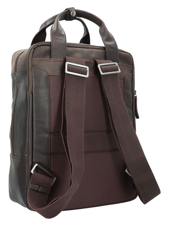 Strellson Brick Lane-rygsæk i læder med 42 cm rum til bærbar computer Strellson Brick Lane-rygsæk i læder med 42 cm rum til bærbar computer