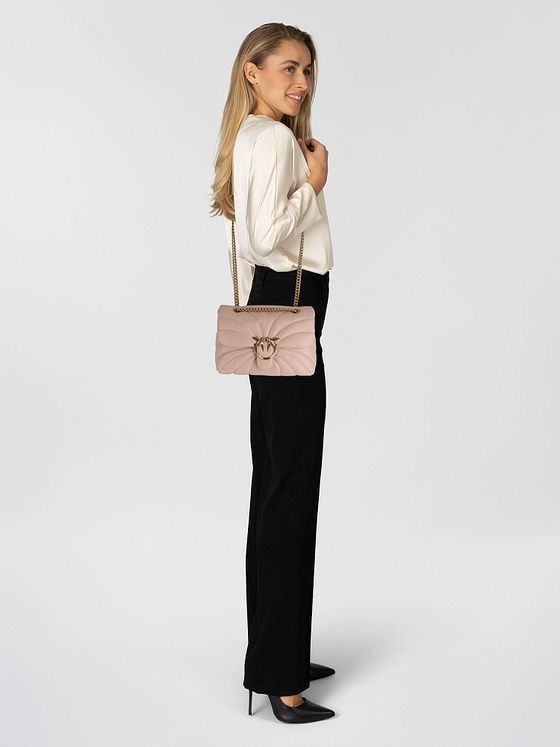 PINKO Love Puff Skuldertaske Læder 30 cm