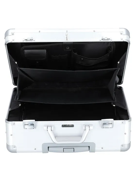 Alumaxx Trolley ejecutivo de aluminio con 2 ruedas y compartimento para portátil de 37 cm Alumaxx Trolley ejecutivo de aluminio con 2 ruedas y compartimento para portátil de 37 cm