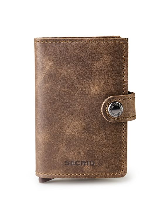 Secrid Miniwallet Vintage držitel kreditní karty peněženka RFID kůže 6,5 cm