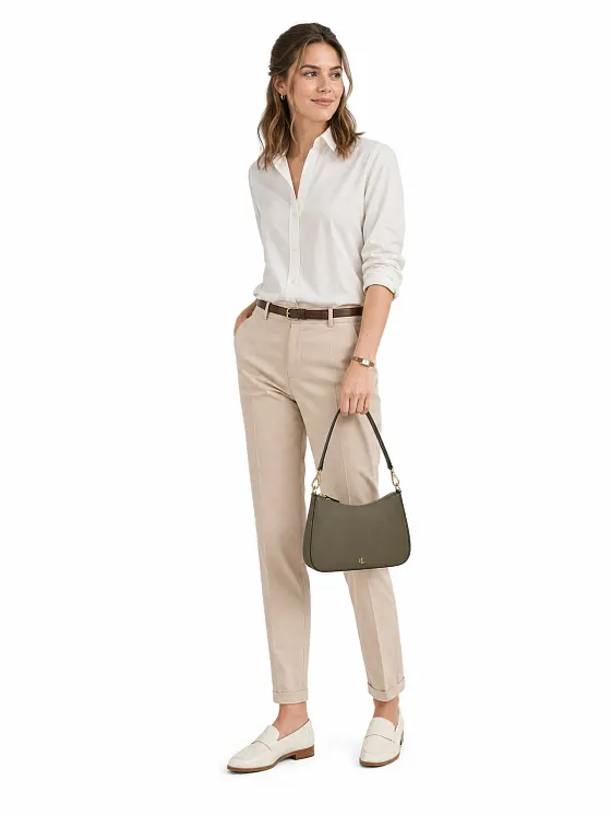 Lauren Ralph Lauren Danni Bolsa de hombro Piel natural 26.5 cm Lauren Ralph Lauren Danni Bolsa de hombro Piel natural 26.5 cm