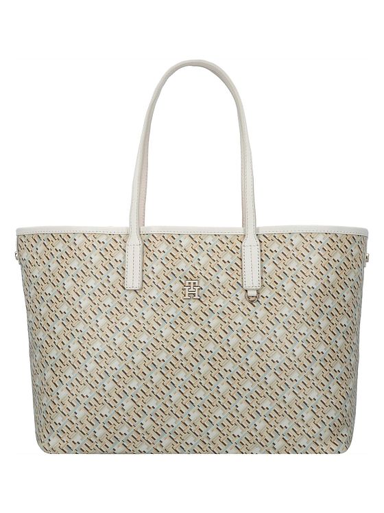 Tommy Hilfiger TH Monoplay Leather Shopper-taske 36 cm Tommy Hilfiger TH Monoplay Leather Shopper-taske 36 cm