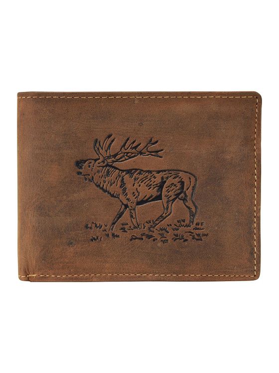 Greenburry Vintage Hirsch pung i læder 12 cm