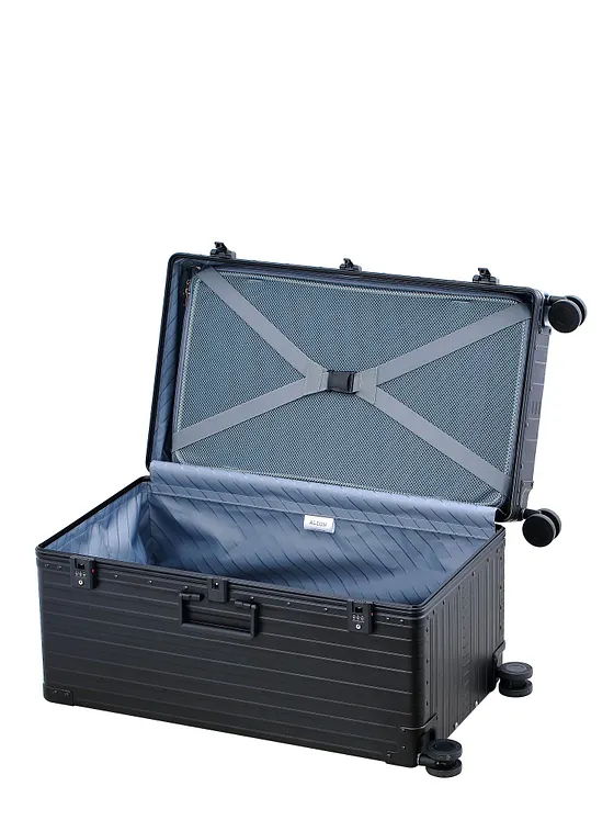 Aleon Traveler International 4-hjulig resväska i Aluminium, 77 cm