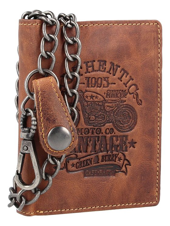 Greenburry Vintage peněženka Cafe-Racer RFID kožená 9,5 cm