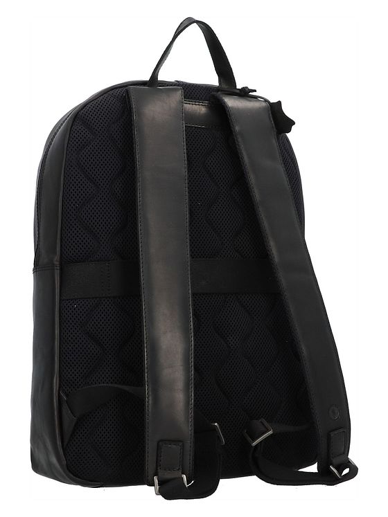 Greenburry Pure Black Daypack Læder 46 cm Laptoprum Greenburry Pure Black Daypack Læder 46 cm Laptoprum