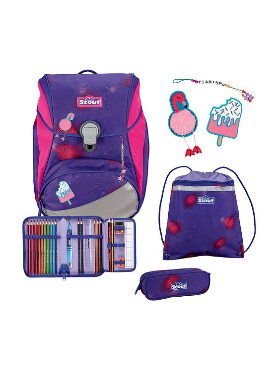 Scout Alpha Skoleransel-sæt 4-delt