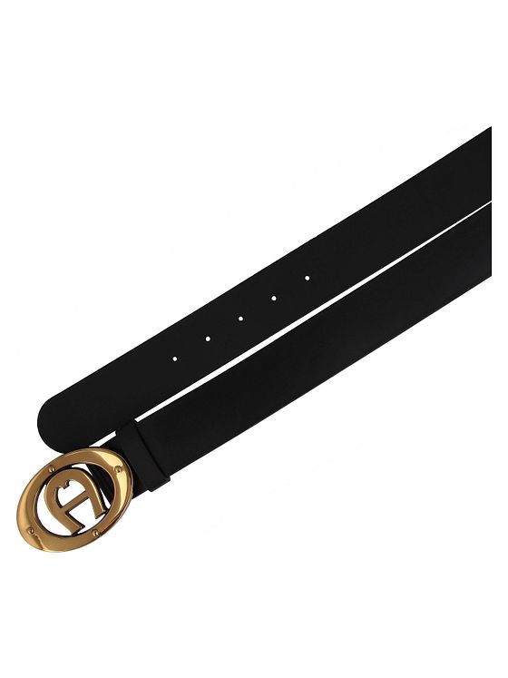 AIGNER Logo-bælte i læder