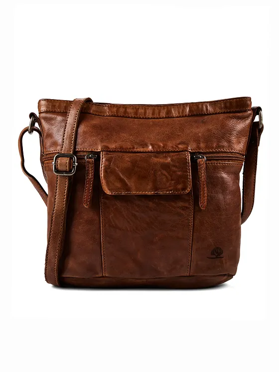 Greenburry Torro Lavado Bolsa de hombro Piel natural 29 cm