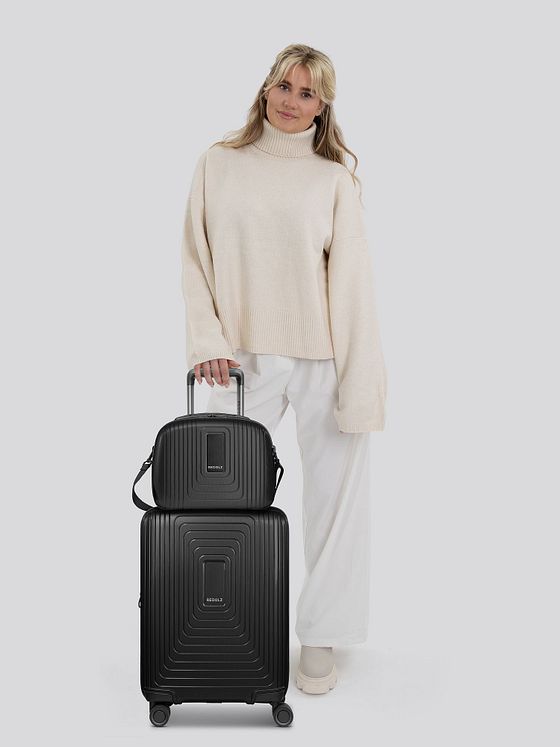 Redolz Essentials 14 kuffertsæt 2 stk. kabine trolley med stretch fold & beautycase