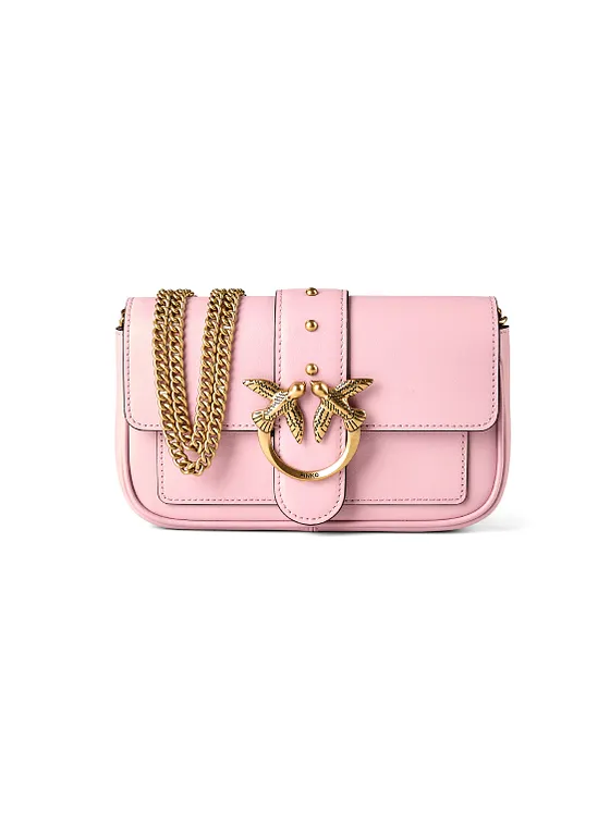 PINKO Love One Crossbody-väska Läder 20 cm PINKO Love One Crossbody-väska Läder 20 cm