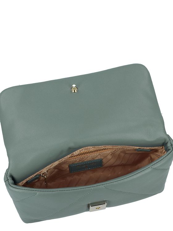 Patrizia Pepe Fly Polstret skuldertaske i læder 25 cm Patrizia Pepe Fly Polstret skuldertaske i læder 25 cm