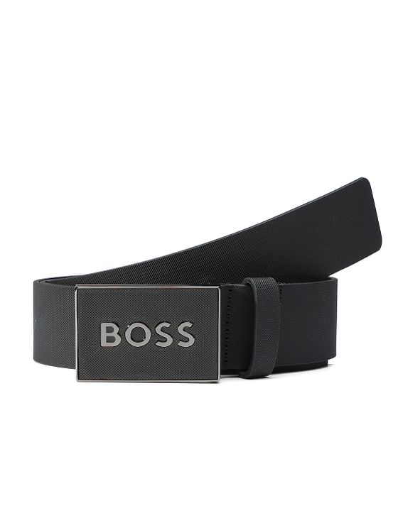 Boss Ikon-bælte i læder Boss Ikon-bælte i læder