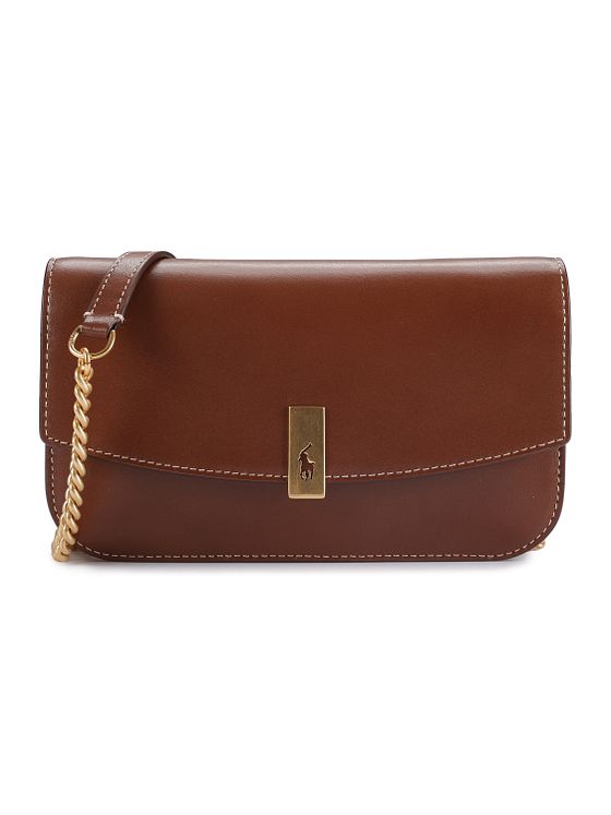 POLO RALPH LAUREN Polo ID Skuldertaske Læder 19 cm POLO RALPH LAUREN Polo ID Skuldertaske Læder 19 cm