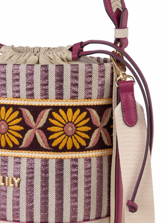 Oilily Metallic Stripe Taška na šňůrku 19 cm