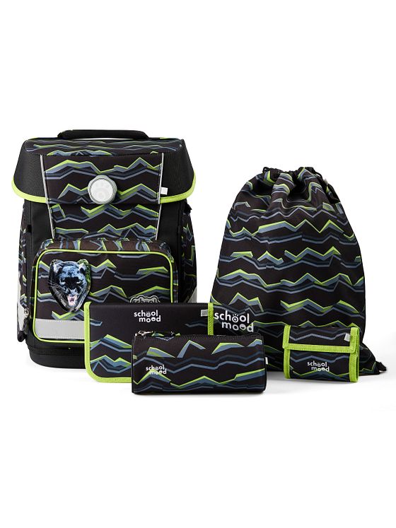 School-Mood Champion Maxx Pro skoletaske sæt 6 dele model 2026 School-Mood Champion Maxx Pro skoletaske sæt 6 dele model 2026