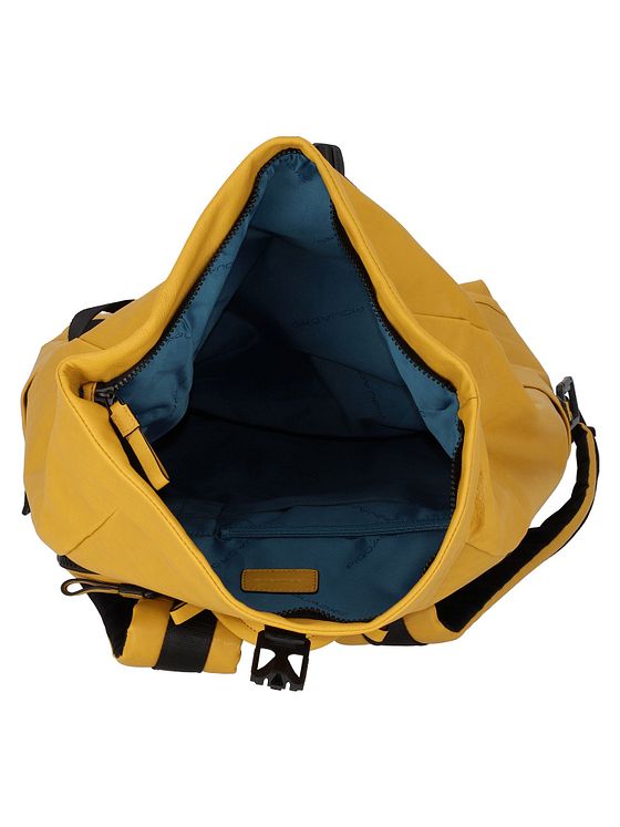 Piquadro Harper-rygsæk i læder med 48 cm rum til bærbar computer